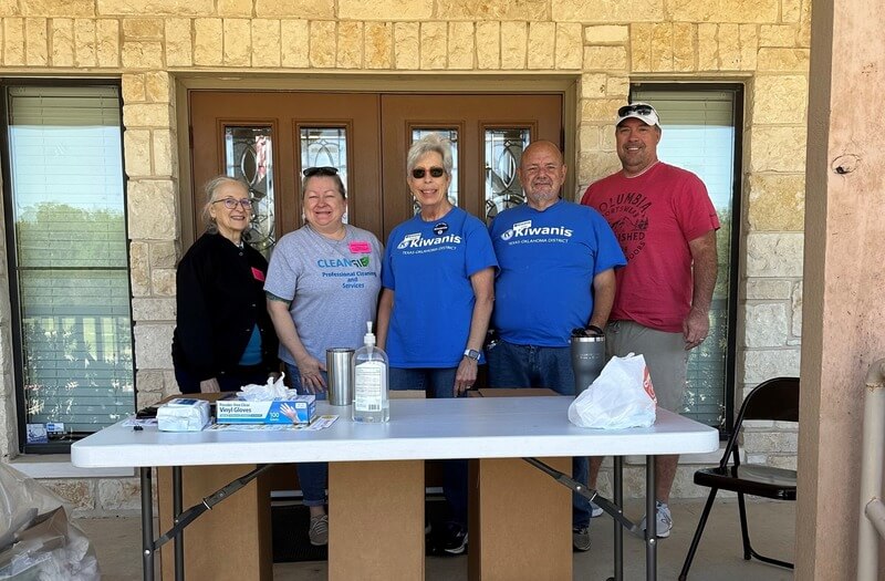Angie and others at DEA National Drug Takeback Day